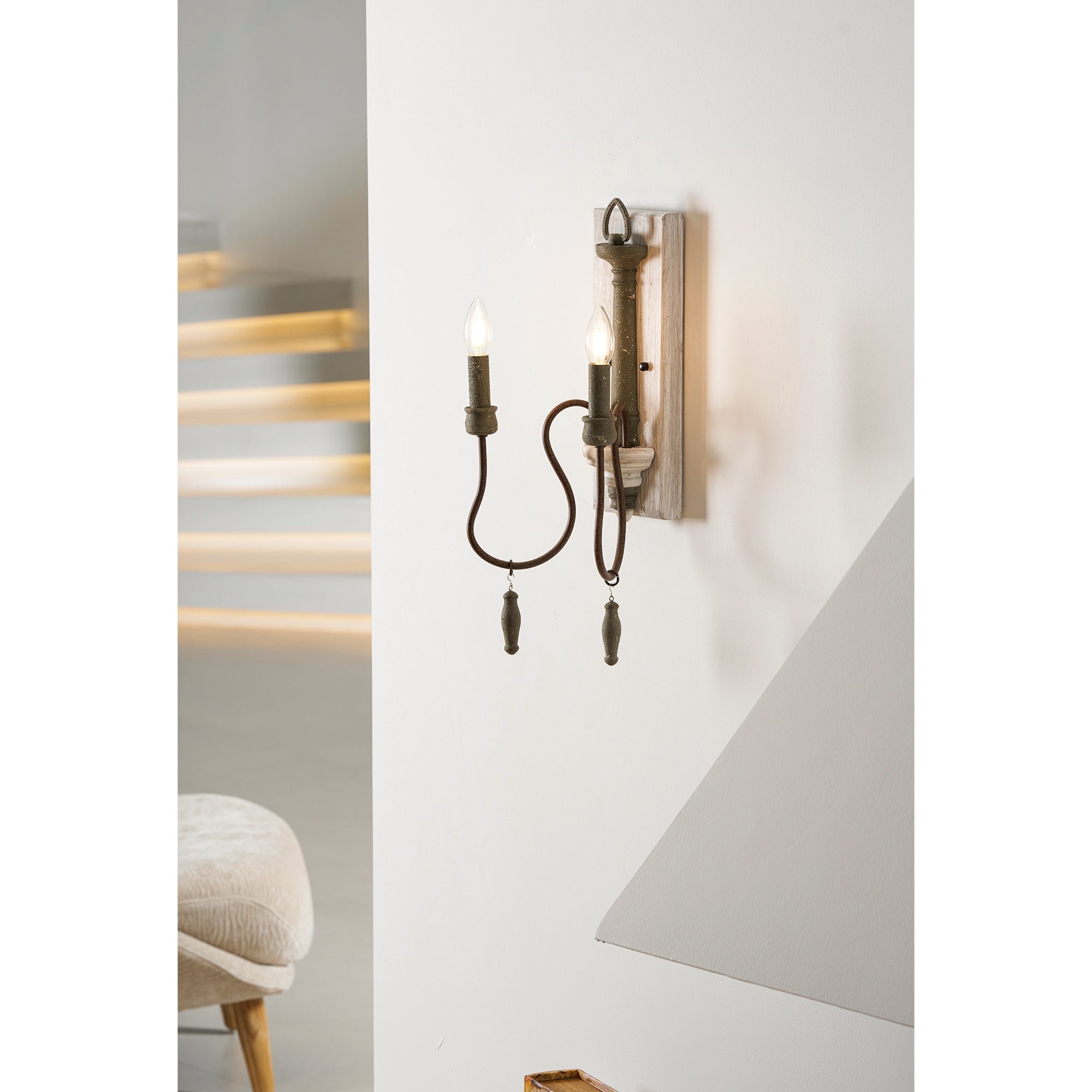 Zoe Elegance Vintage Classic Metal Wall Lamp - Lamp Copper