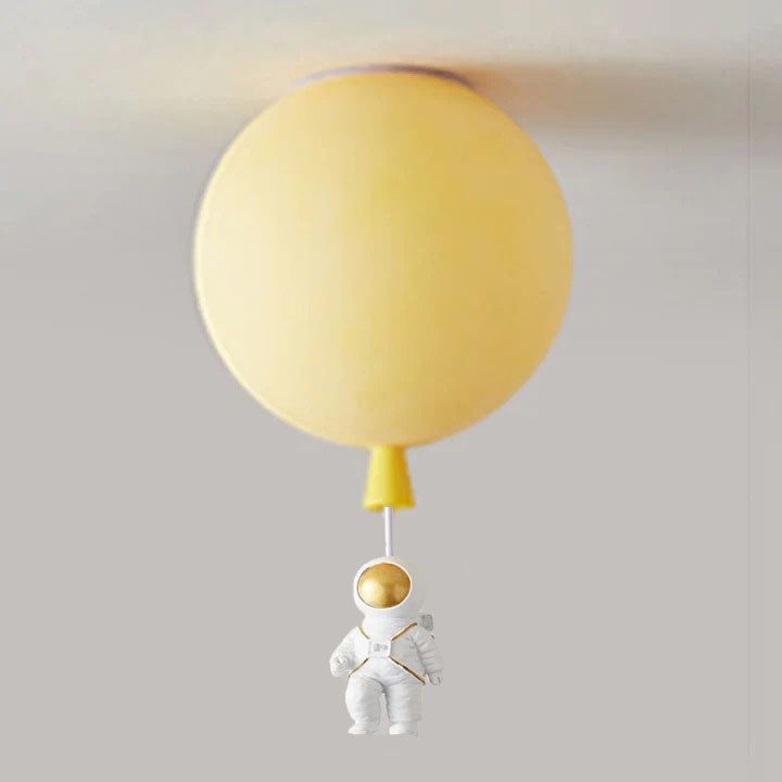 Aria Plafoniera Moderna a Forma di Palloncino di Astronauta