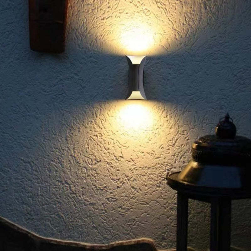 Ray Minimalismo LED Applique da Esterno Curva Montate Corridoio