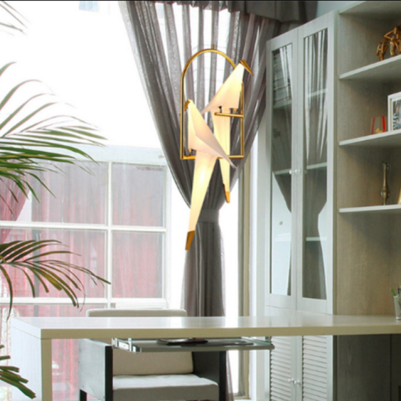 Avi Modern Lampada a Sospensione Vetro Bianco/Chiaro Ucello Nordica Post Moderna