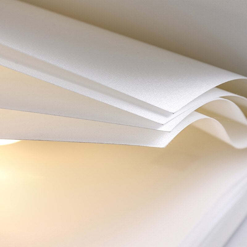Arisha Lampada a Sospensione Tessuto Forma Artistica Libro Bianco/Grigio