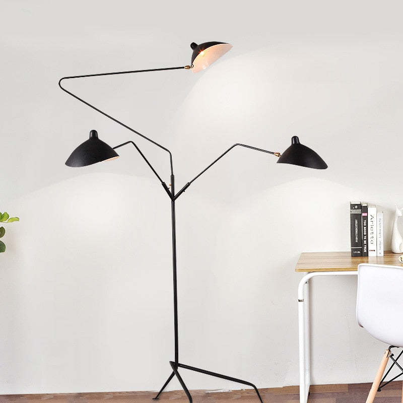 Arisha Industria Design LED Lampade da Terra Metallo Salotto/Studio
