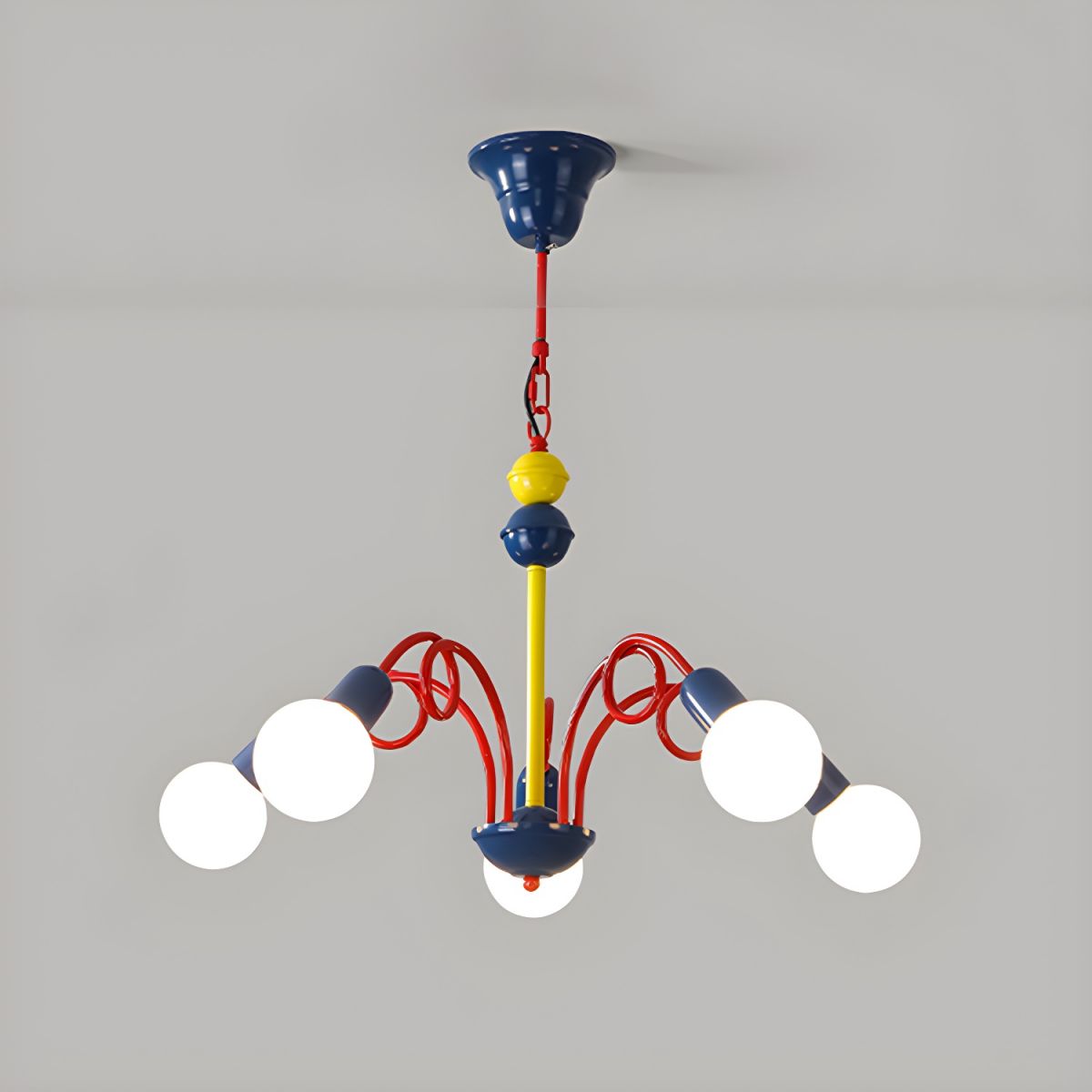Valentina Moderno Metallo Lux Lampadario Multicolore Soggiorno/Sala da Pranzo