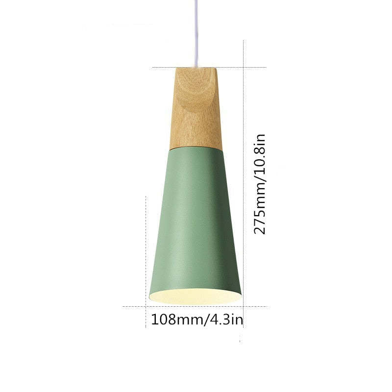Valentina Moderno Semplice LED Lampada a Sospensione Multi-Forme Legno/Metallo Soggiorno/Camera da Letto/Cucina