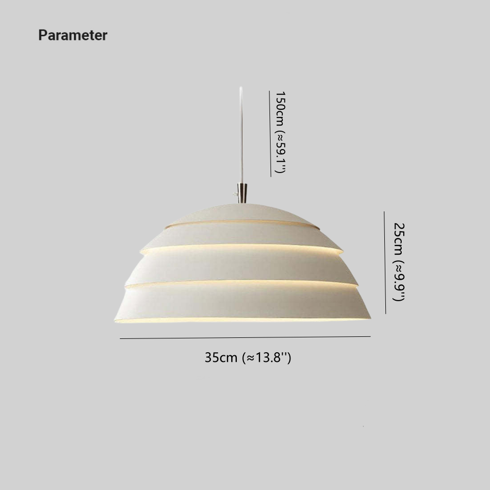 Arisha Design Semi-Globo Metallo Lampade a Sospensione Camera da Letto