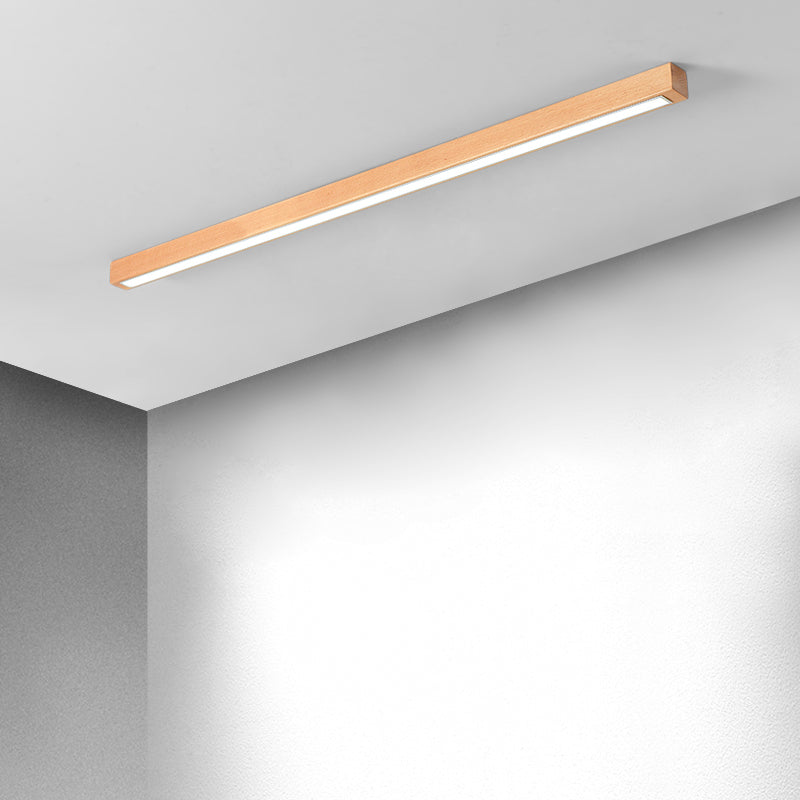 Arisha Moderna LED Plafoniera Legno Acrilico Lineare Soggiorno/Camera da Letto