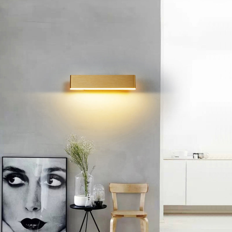 Arisha Moderna LED Applique Metallo Rettangolare