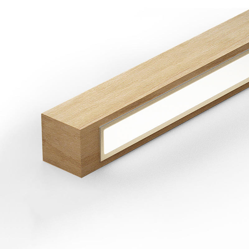 Arisha Moderna LED Plafoniera Legno Acrilico Lineare Soggiorno/Camera da Letto