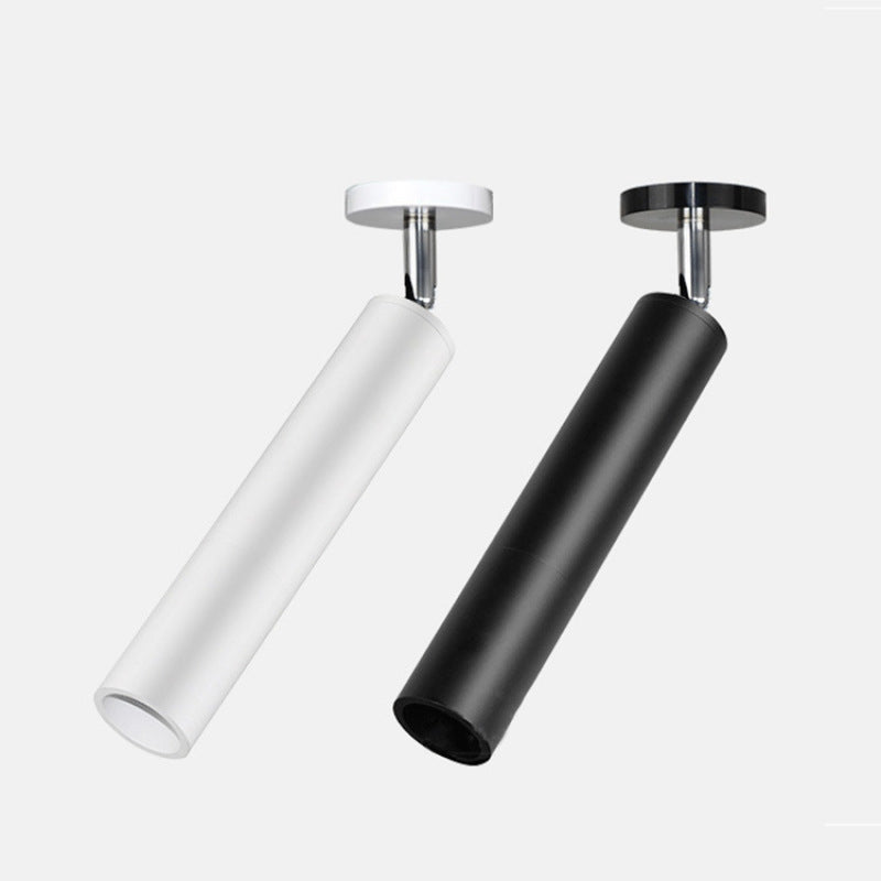 Arisha Moderna LED Tubo Lungo Plafoniera Metallo Nero/Bianco Soggiorno/Camera da Letto