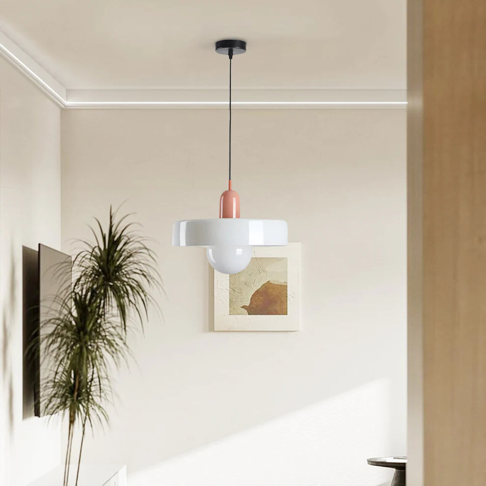 Valentina Moderni Design LED Lampada a Sospensione Multicolore Vetro