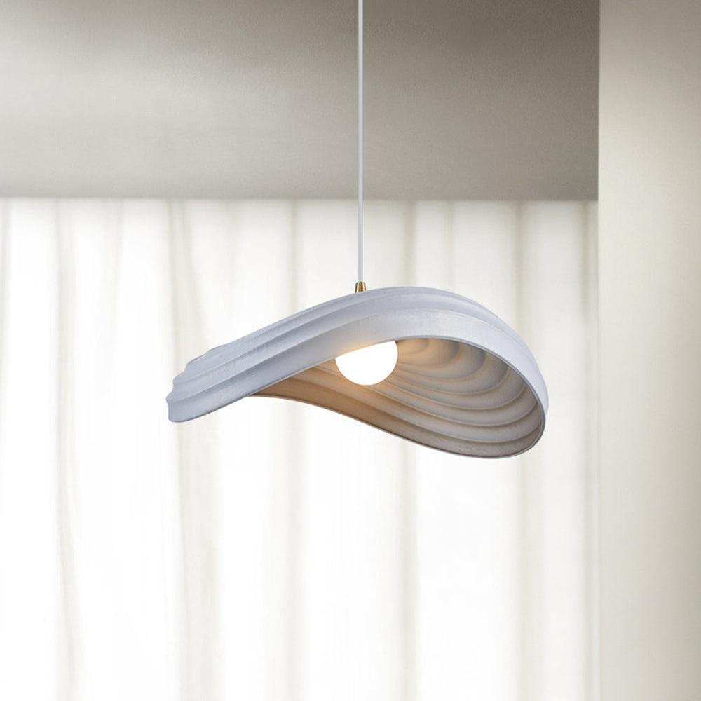 Ritta Lampade a Sospensione Resina/Metallo Wabi-Sabi Ondulazione Minimalista
