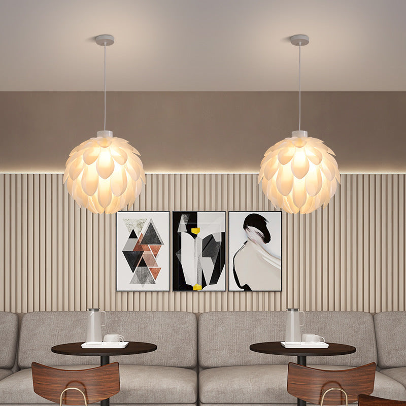 Valentina Design Metallo PVC Cono LED Lampade a Sospensione Studio Camera da Letto