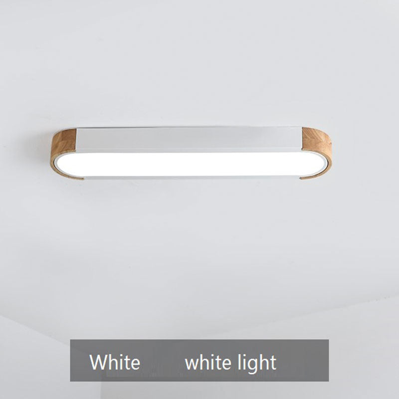 Valentina Minimalismo LED Plafoniera LED Legno Acrilico Bianca/Verde Soggiorno/Camera da Letto