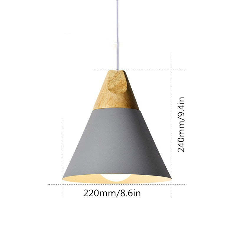Valentina Moderno Semplice LED Lampada a Sospensione Multi-Forme Legno/Metallo Soggiorno/Camera da Letto/Cucina