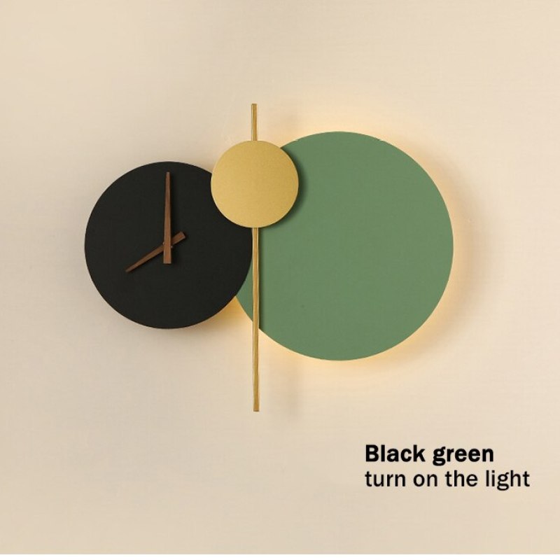 Arisha Moderno LED Orologio Design Applique da Parete Soggiorno/Camera da Letto