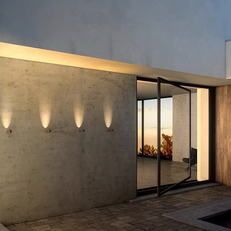 Ray Moderne LED Lampade da Esterno Bianco/Nero Impermeabile