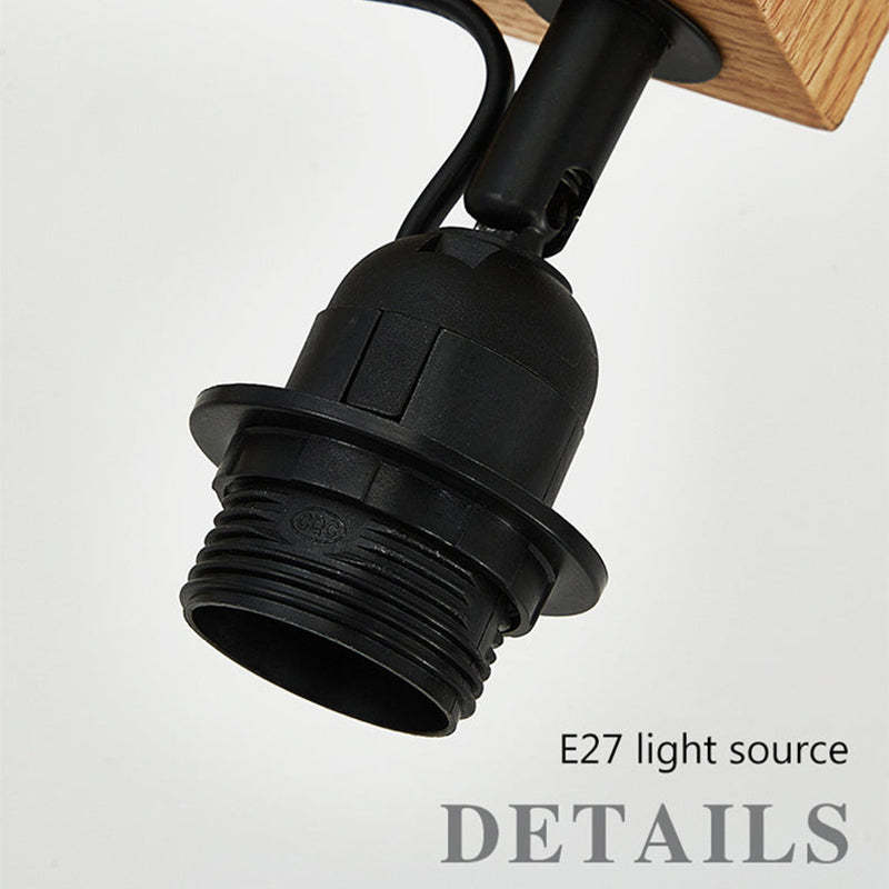 Muto Minimalista LED Lampada da Terra Metallo Legno Arco Soggiorno/Camera da Letto