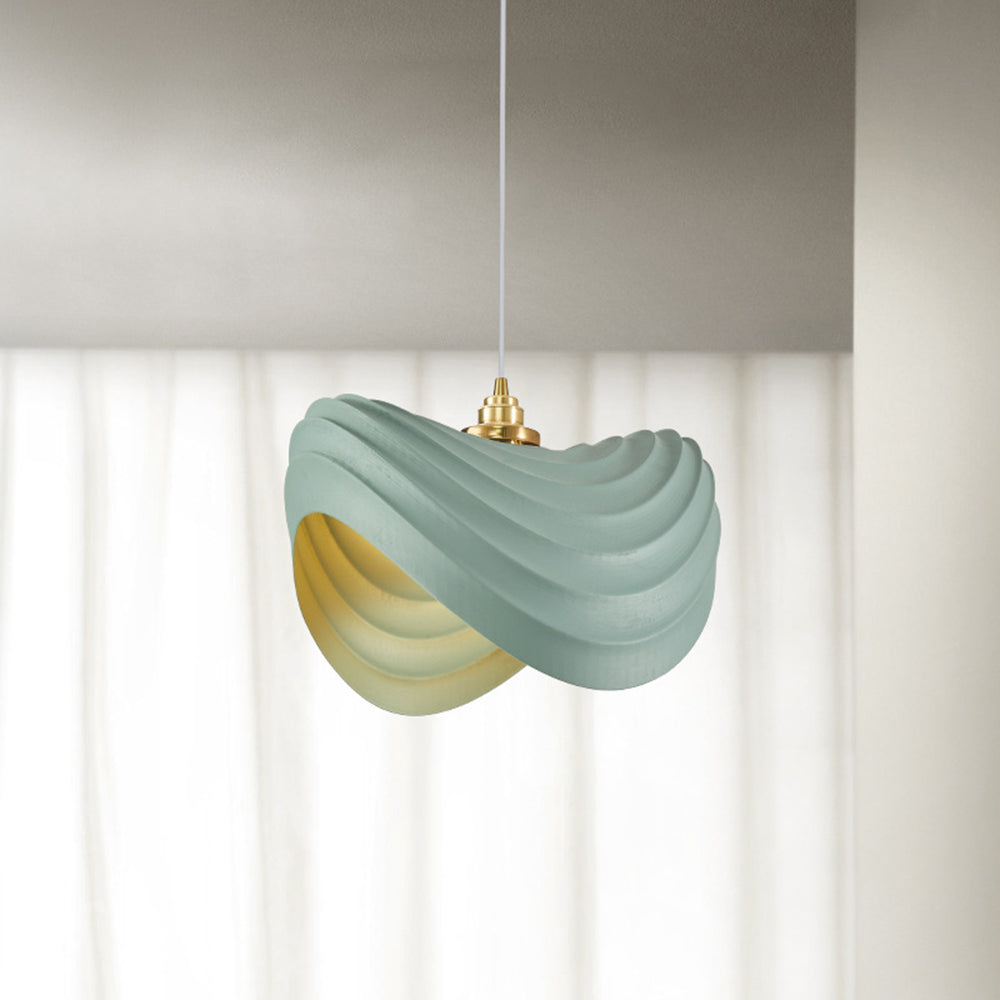 Ritta Lampade a Sospensione Resina/Metallo Wabi-Sabi Ondulazione Minimalista
