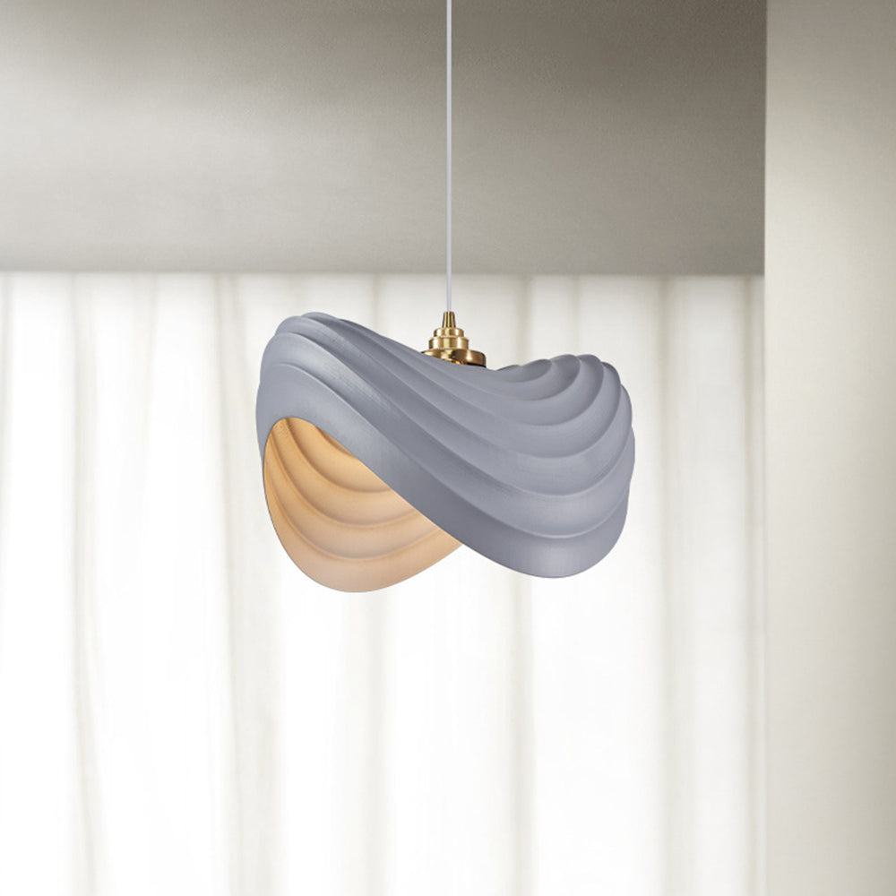Ritta Lampade a Sospensione Resina/Metallo Wabi-Sabi Ondulazione Minimalista