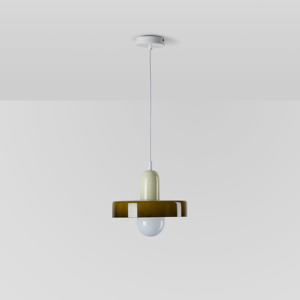 Valentina Moderni Design LED Lampada a Sospensione Multicolore Vetro