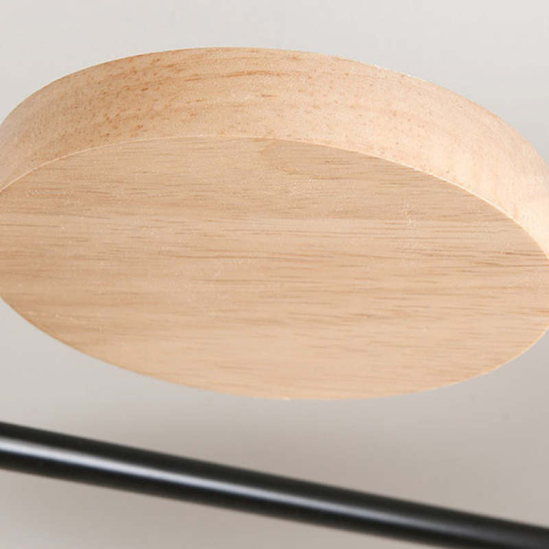 Arisha Moderne LED Plafoniere Metallo/Acrilico/Legno Bianco/Verde/Grigio Siggiorno