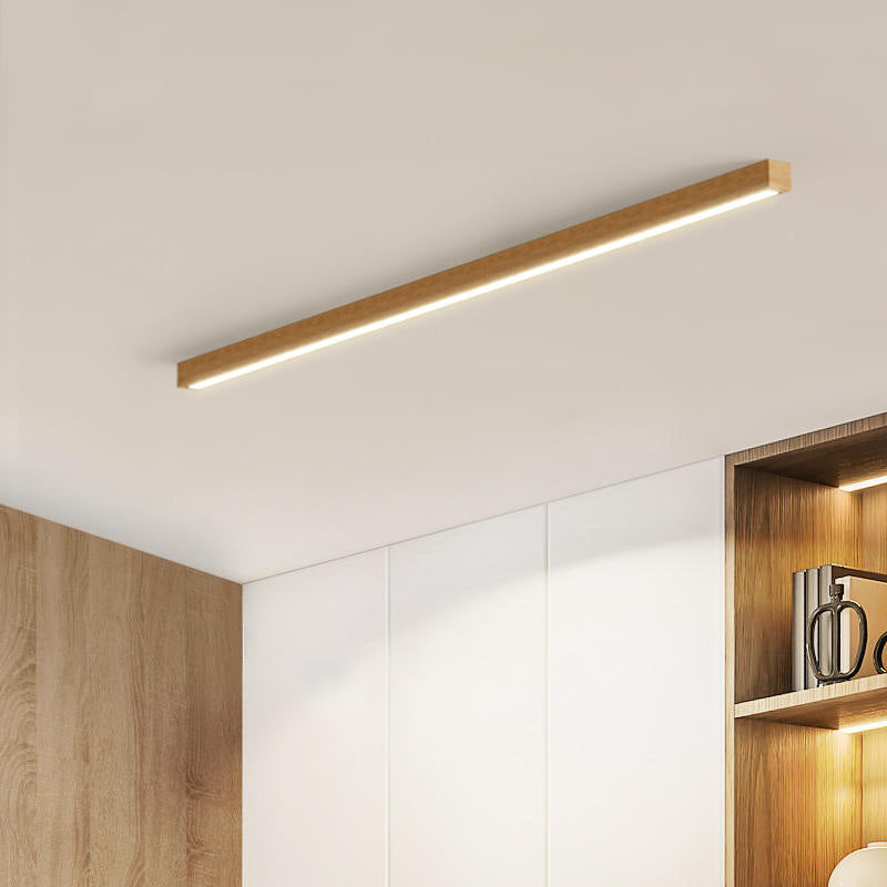 Arisha Moderna LED Plafoniera Legno Acrilico Lineare Soggiorno/Camera da Letto
