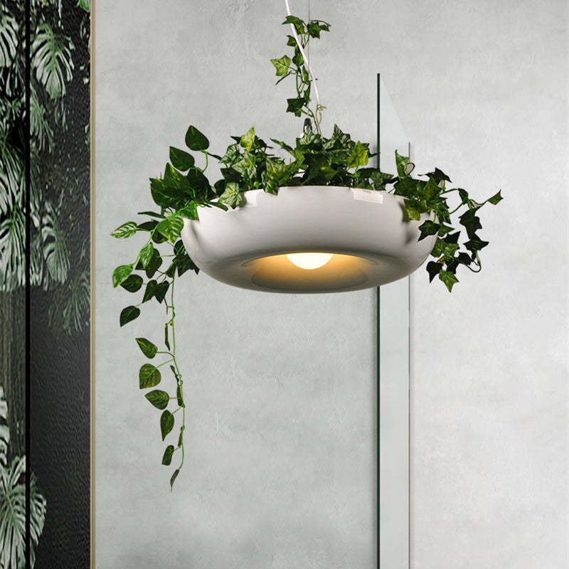 Ritta Moderno LED Lampade a Sospensione Vaso di Fiori Metallo Nero/Verde/Bianco Soggiorno/Camera da Letto/Sala da Pranzo/Caffè