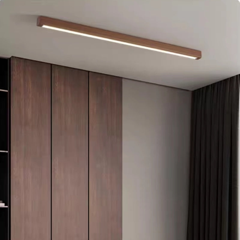 Arisha Moderna LED Plafoniera Legno Acrilico Lineare Soggiorno/Camera da Letto