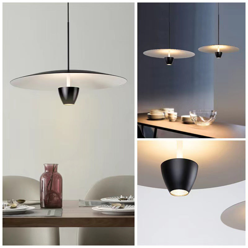 Arisha Moderno LED Lampada a Sospensione Metallo Nera Sala da Pranzo/Soggiorno/Camera da Letto