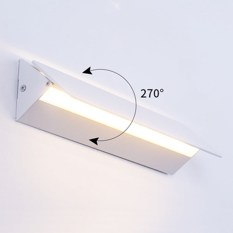 Ray Moderne LED Applique da Interno Metallo Bianco Ruotabile
