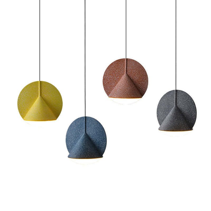 Valentina Moderno Minimalismo LED Lampada a Sospensione Grigio/Blu/Giallo Camera da Letto/Sala da Pranzo