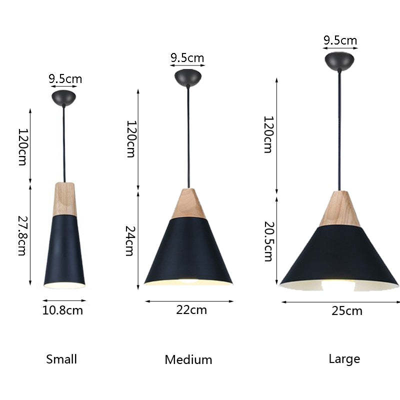 Valentina Moderno Semplice LED Lampada a Sospensione Multi-Forme Legno/Metallo Soggiorno/Camera da Letto/Cucina