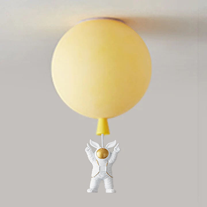 Aria Plafoniera Moderna a Forma di Palloncino di Astronauta