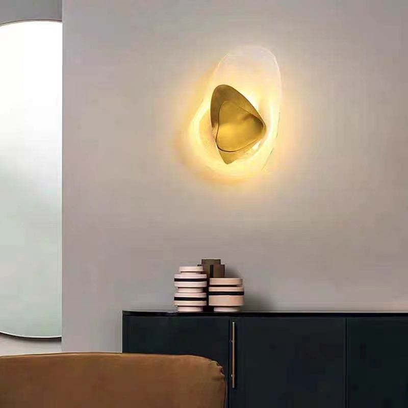 ArishaModerno LED Arte Deco Irregolare Applique Metallo/Acrilico Nero/Oro