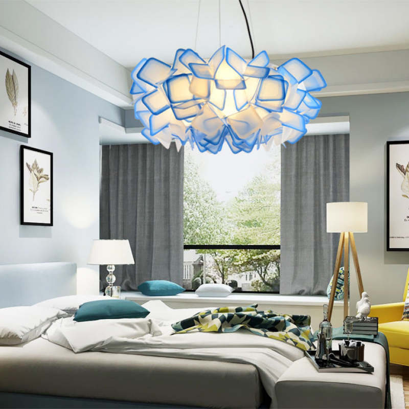 Aria Moderna LED Lampada a Sospensione Decorazione Floreale