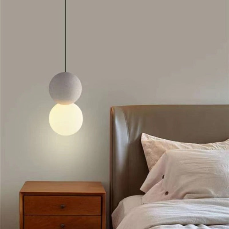 Avi Moderno Metallo Sospensione Nero Bianco Rosa Camera da Letto