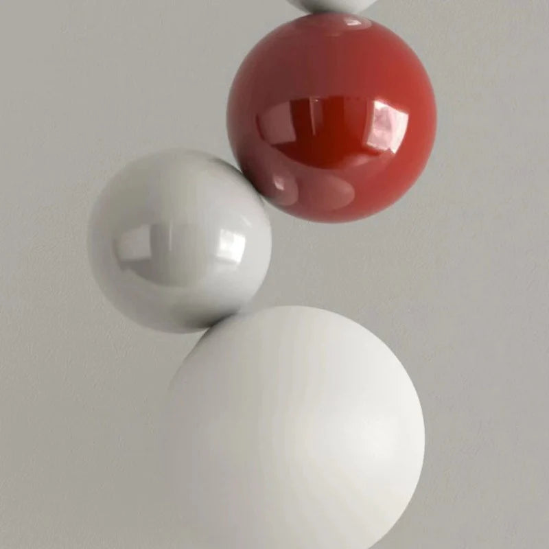 Valentina Moderno LED Metallo Sospensione Bianco Verde Rosso