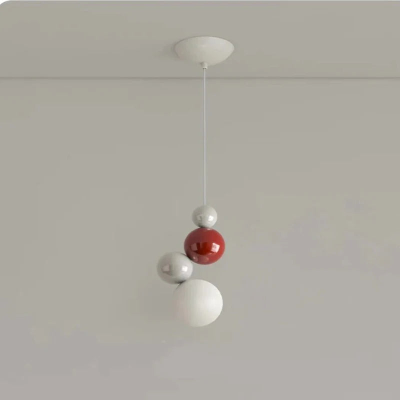 Valentina Moderno LED Metallo Sospensione Bianco Verde Rosso
