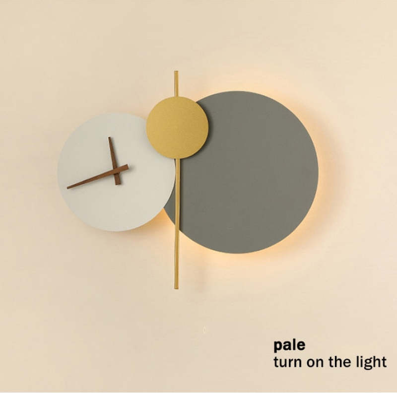 Arisha Moderno LED Orologio Design Applique da Parete Soggiorno/Camera da Letto