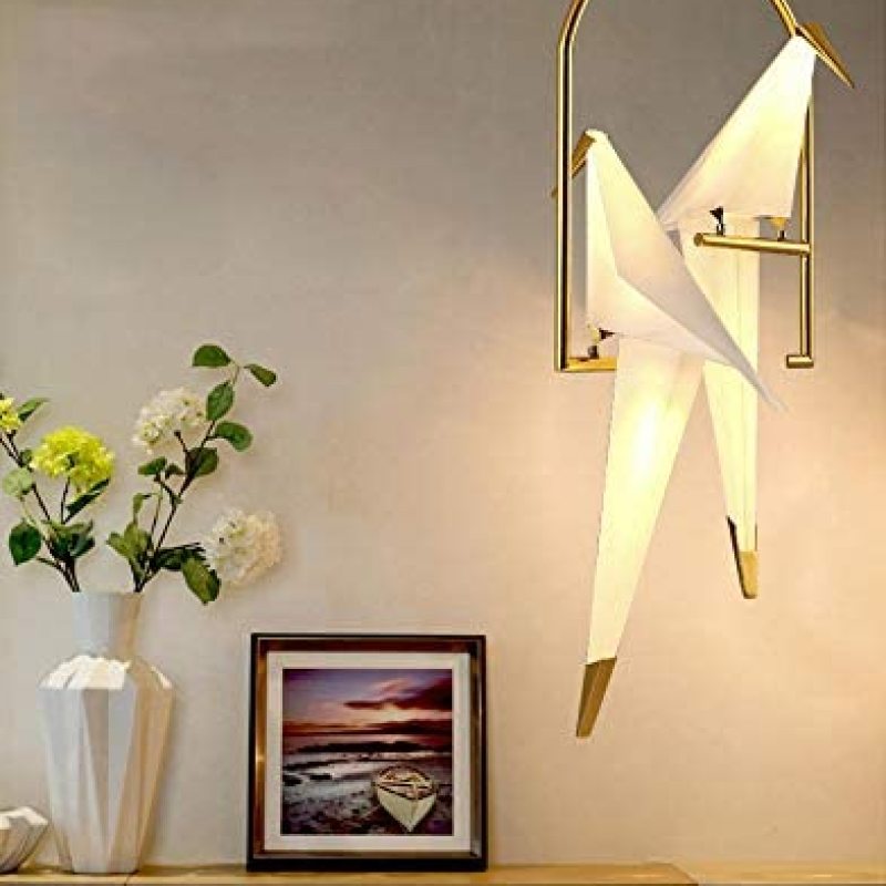 Avi Modern Lampada a Sospensione Vetro Bianco/Chiaro Ucello Nordica Post Moderna