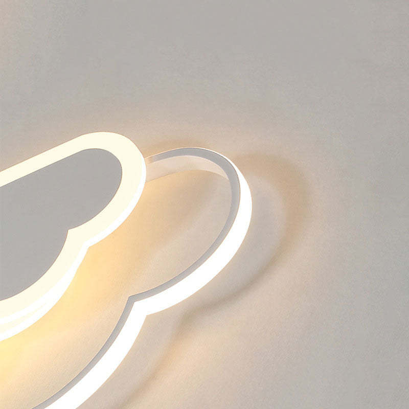 Arisha Moderne LED Plafoniere Cavo al Soffitto di Una Gru a Forma Nuvolosa Bianco/Rosa