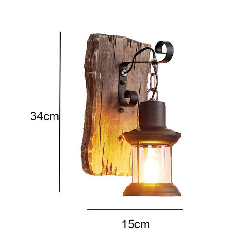 Silva Vintage Minimalismo LED Applique Metallo Nero/Bronzo Soggiorno/Camera da Letto