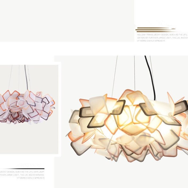 Aria Moderna LED Lampada a Sospensione Decorazione Floreale