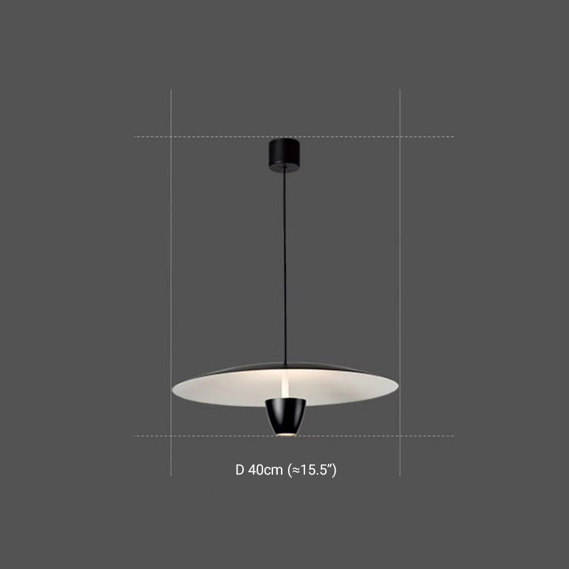Arisha Moderno LED Lampada a Sospensione Metallo Nera Sala da Pranzo/Soggiorno/Camera da Letto