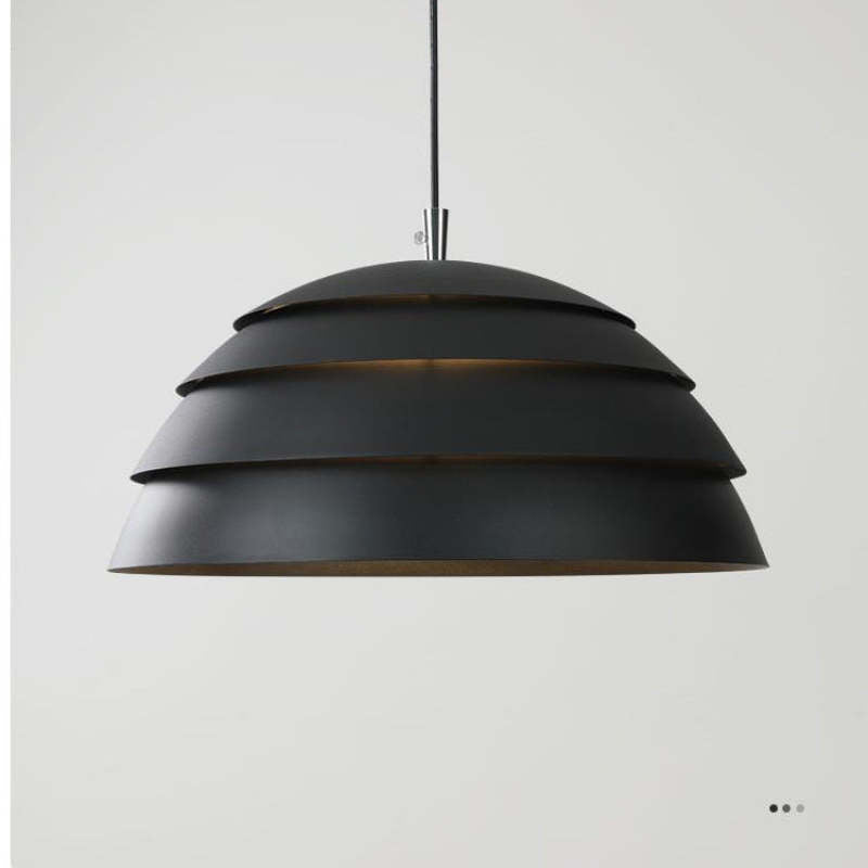 Arisha Minimalismo LED Lampade a Sospensione Metallo Nero/Bianco Sala da Pranzo/Soggiorno/Camera da Letto