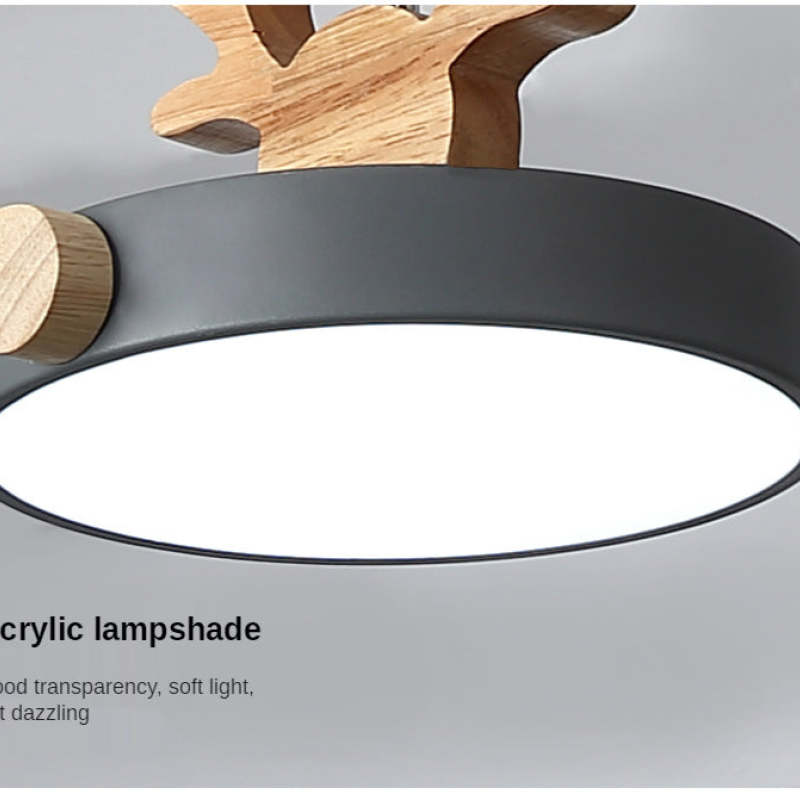 Valentina Cervo Lampade a Sospensione Verde/Nero/Bianco Metallo/Legno