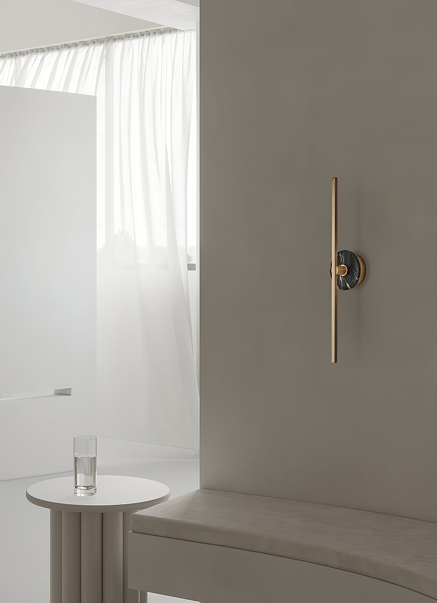 Elmarir Linear Alabaster Wall Light - Neutralighting