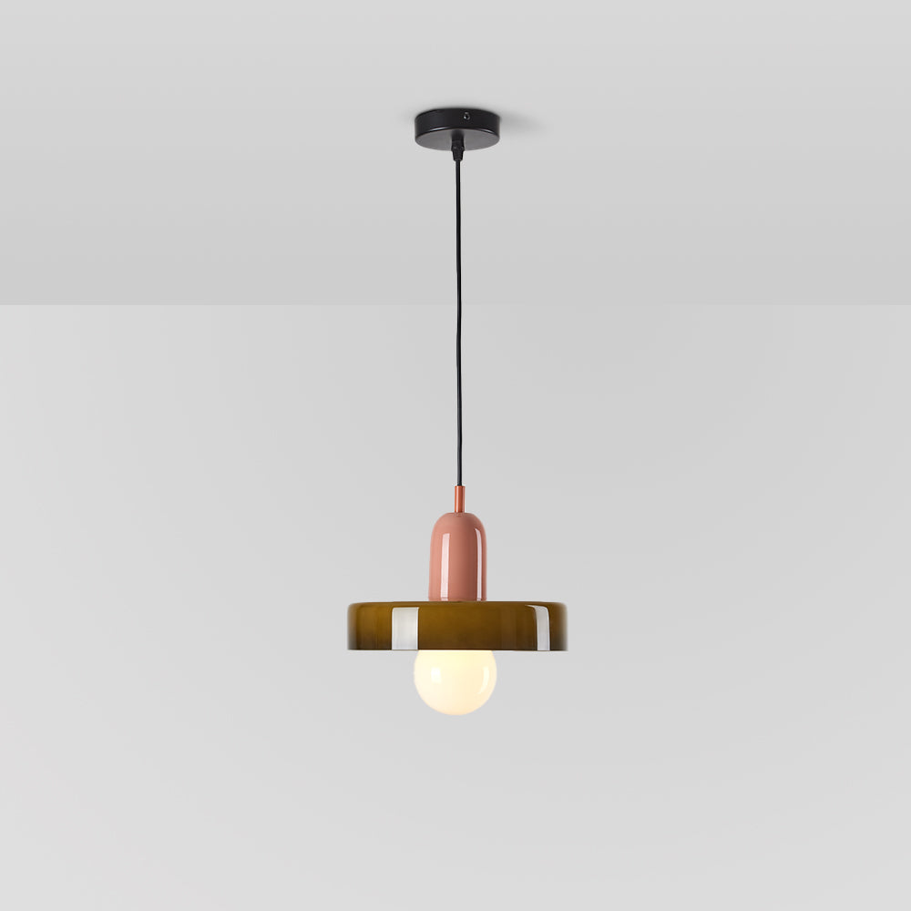 Valentina Moderni Design LED Lampada a Sospensione Multicolore Vetro