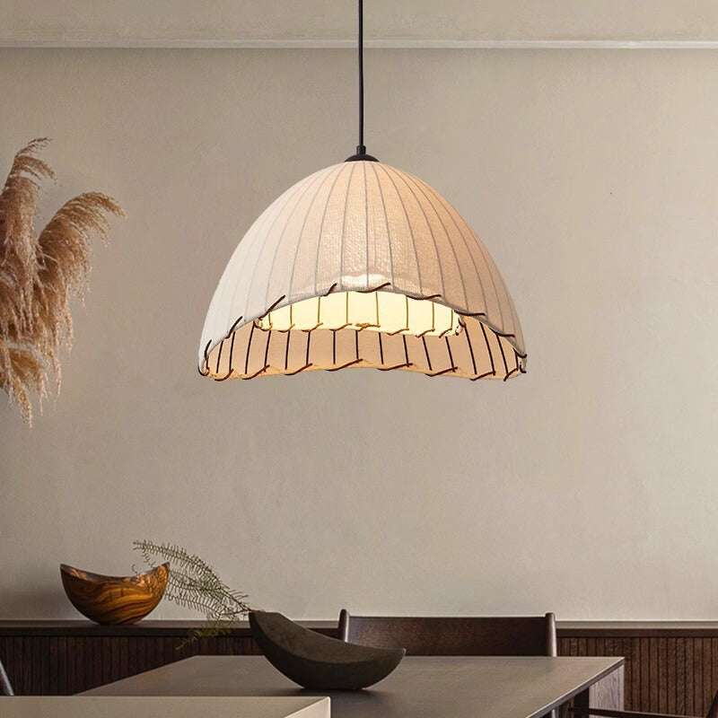 Arisha Decorativa Metallo Rattan Sospensione Giallo Camera da Letto Ristorante