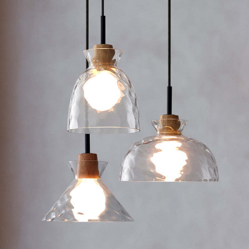 Arisha Minimalista LED Design Vetro Lampade a Sospensione Trasparente Soggiorno/Camera da Letto